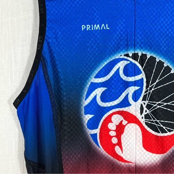 Primal NWT Bicycling Racing Jersey Tank Oklahoma Men’s Medium - Picture 4 of 11